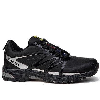 Мъжки черни маратонки - Ben - Black - Silver