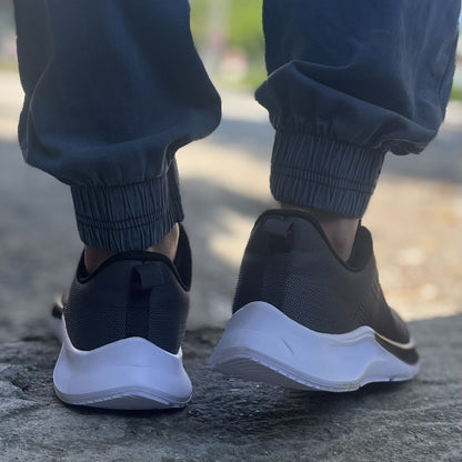 Мъжки черни маратонки - Chris - Black - Grey