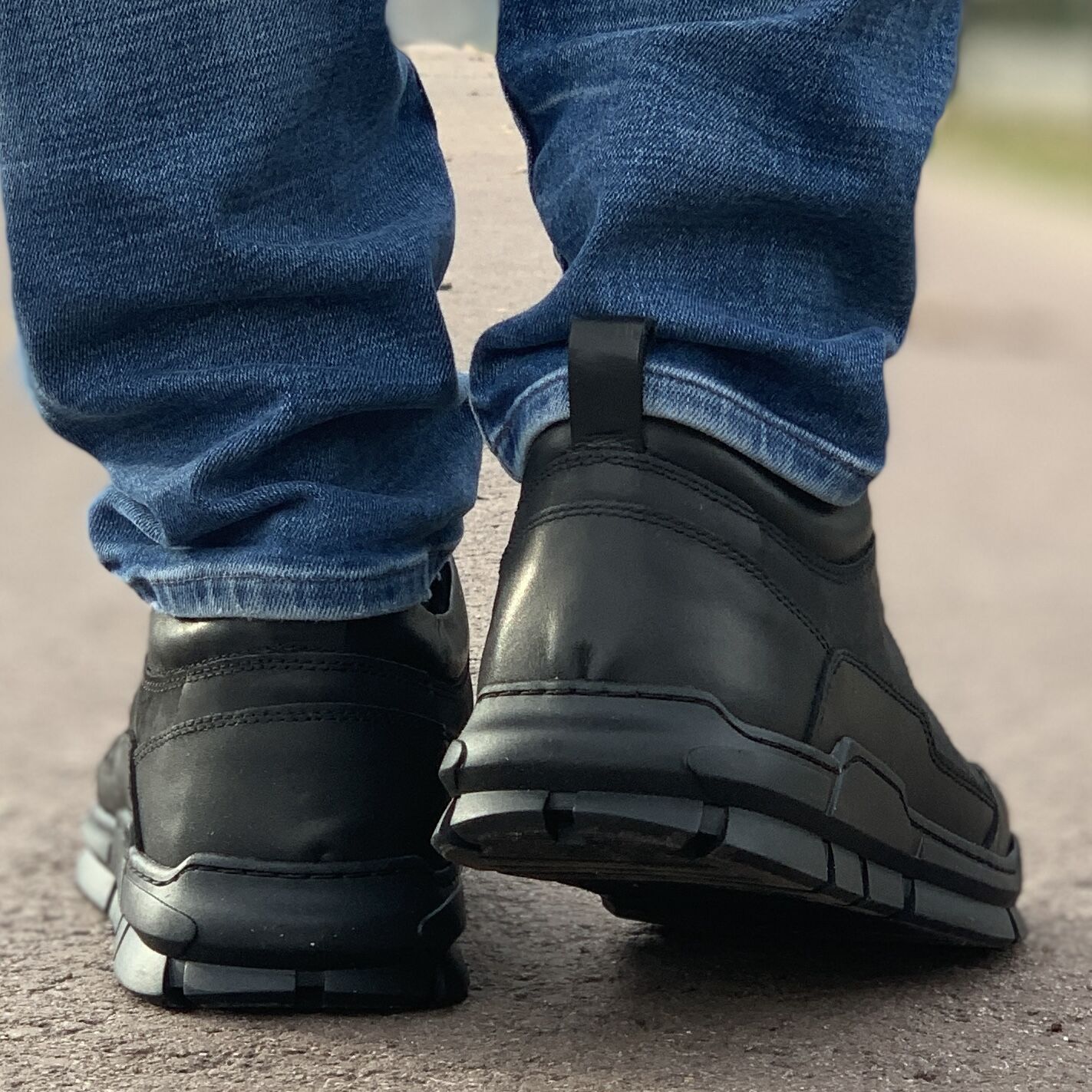 Мъжки черни маратонки - Clarke - Black