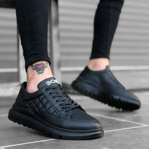 Мъжки черни маратонки - Jonathan  - Black