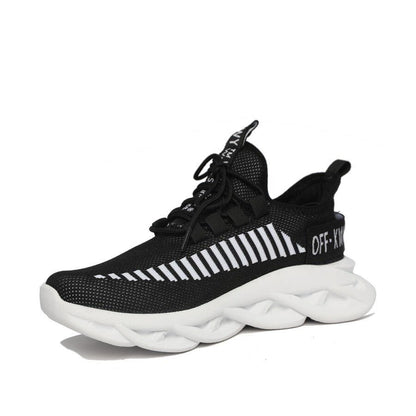 Мъжки черни маратонки - Mark - Black - White