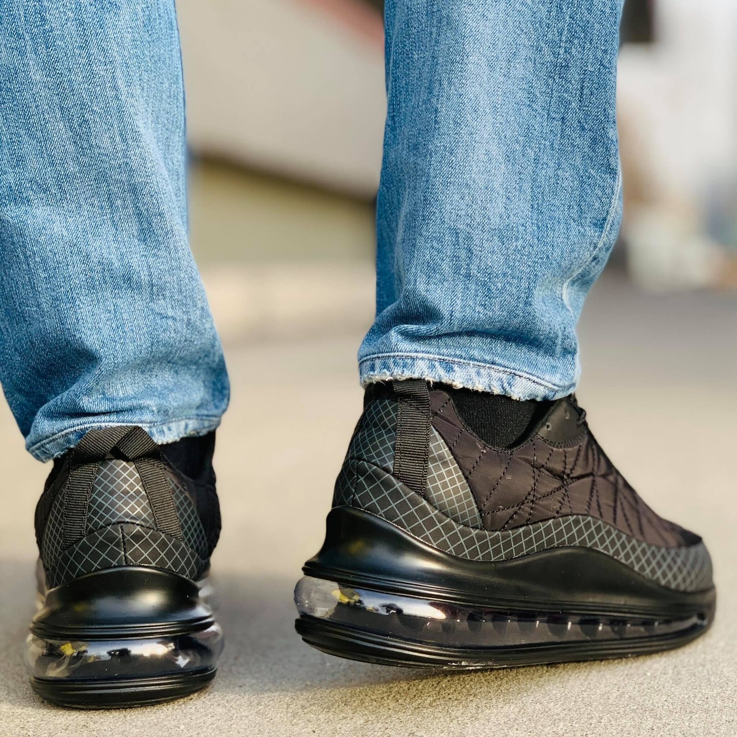 Мъжки черни маратонки - Oliwer - Black