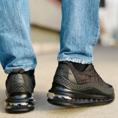 Мъжки черни маратонки - Oliwer - Black