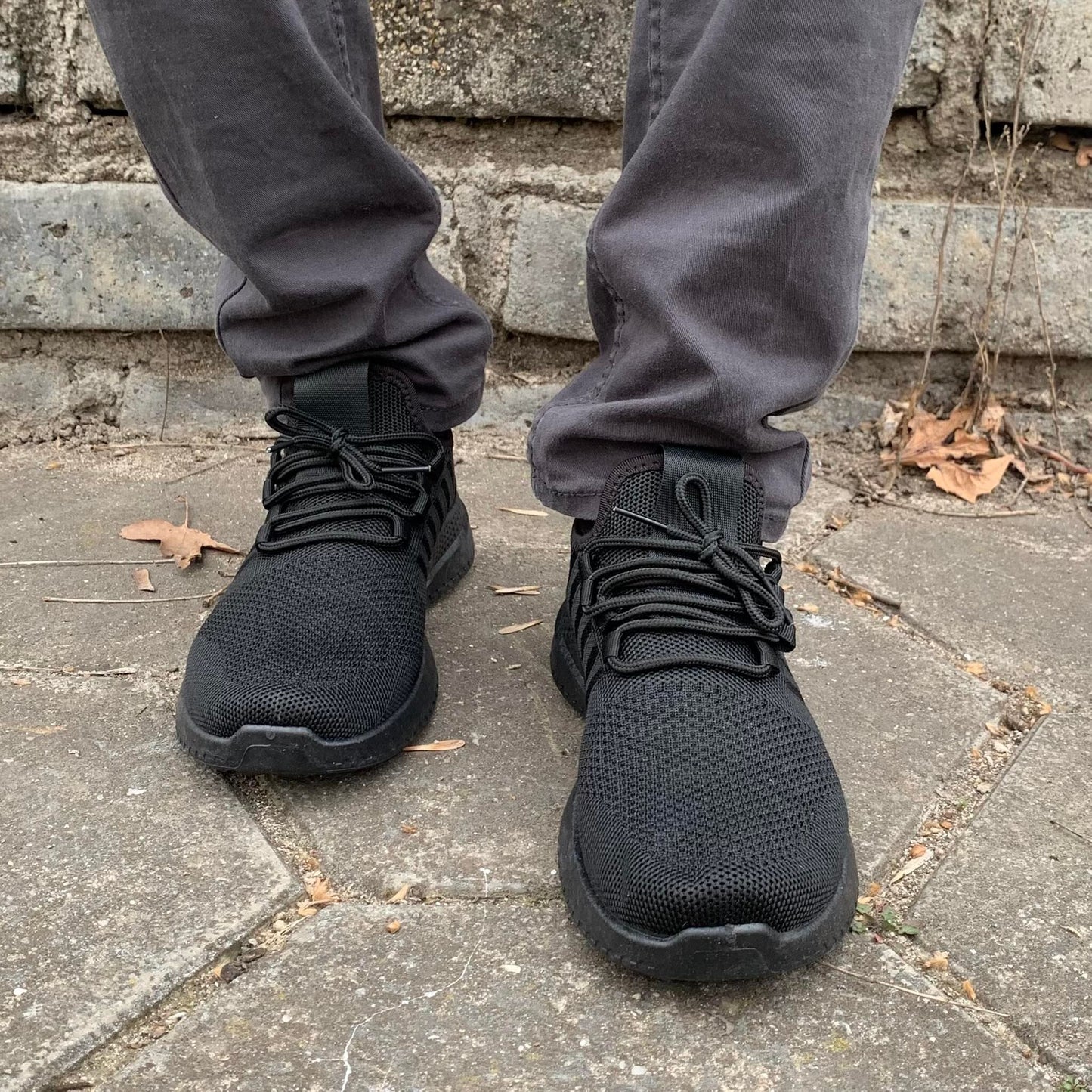 Мъжки черни маратонки - Sully - Black