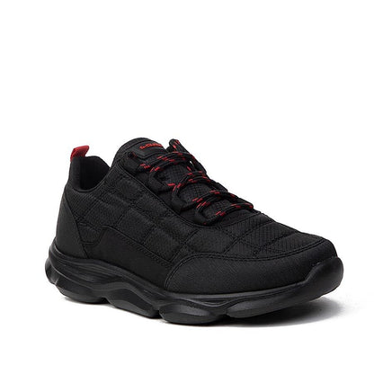 Мъжки черни маратонки - Theo - Black - Red