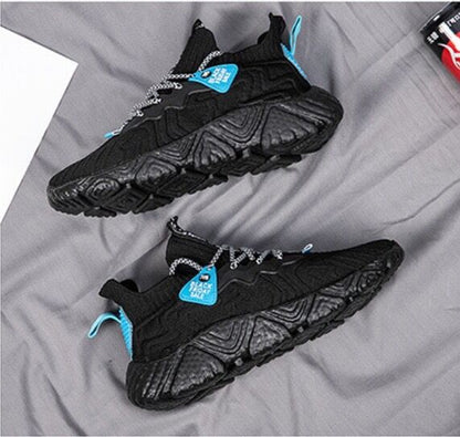 Мъжки черни маратонки - Zack -  Black