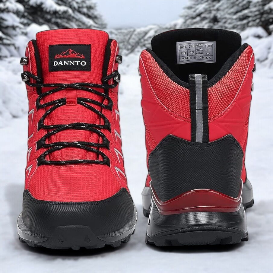 Мъжки червени боти - Scott - Red