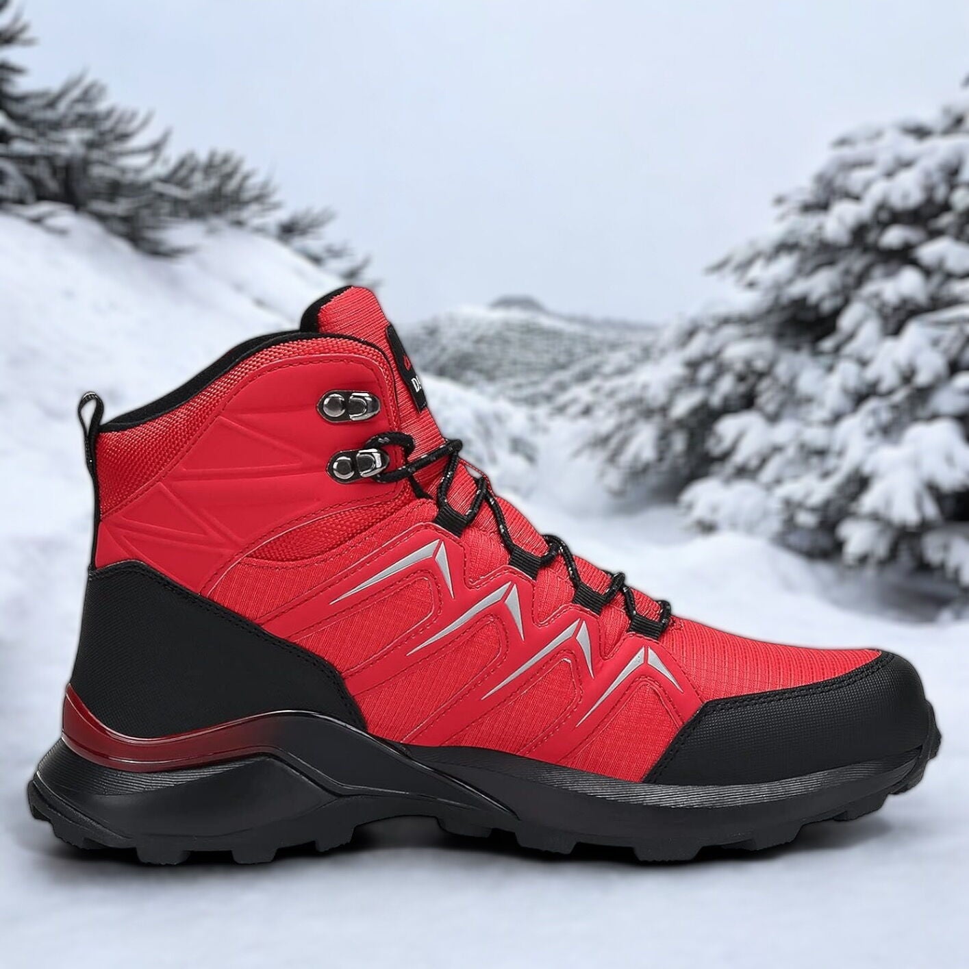 Мъжки червени боти - Scott - Red