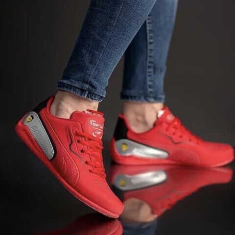 Мъжки червени маратонки - Craig - Red