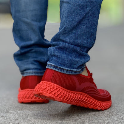 Мъжки червени маратонки - Ray - Red