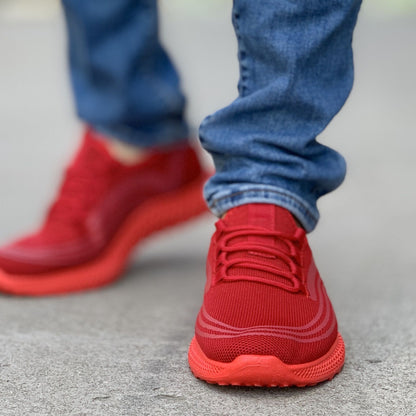 Мъжки червени маратонки - Ray - Red