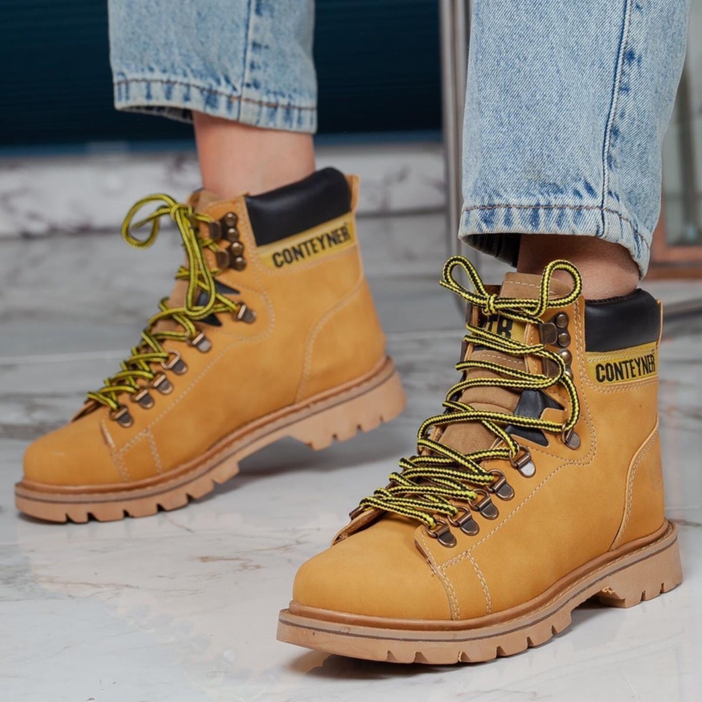 Мъжки кафяви боти - Tibo - Brown