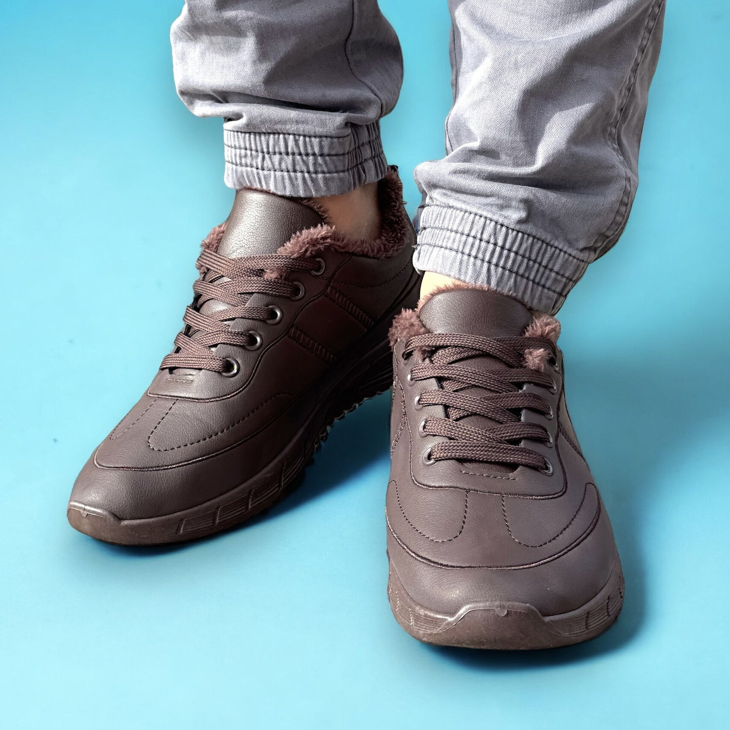 Мъжки кафяви маратонки - Richard - Brown