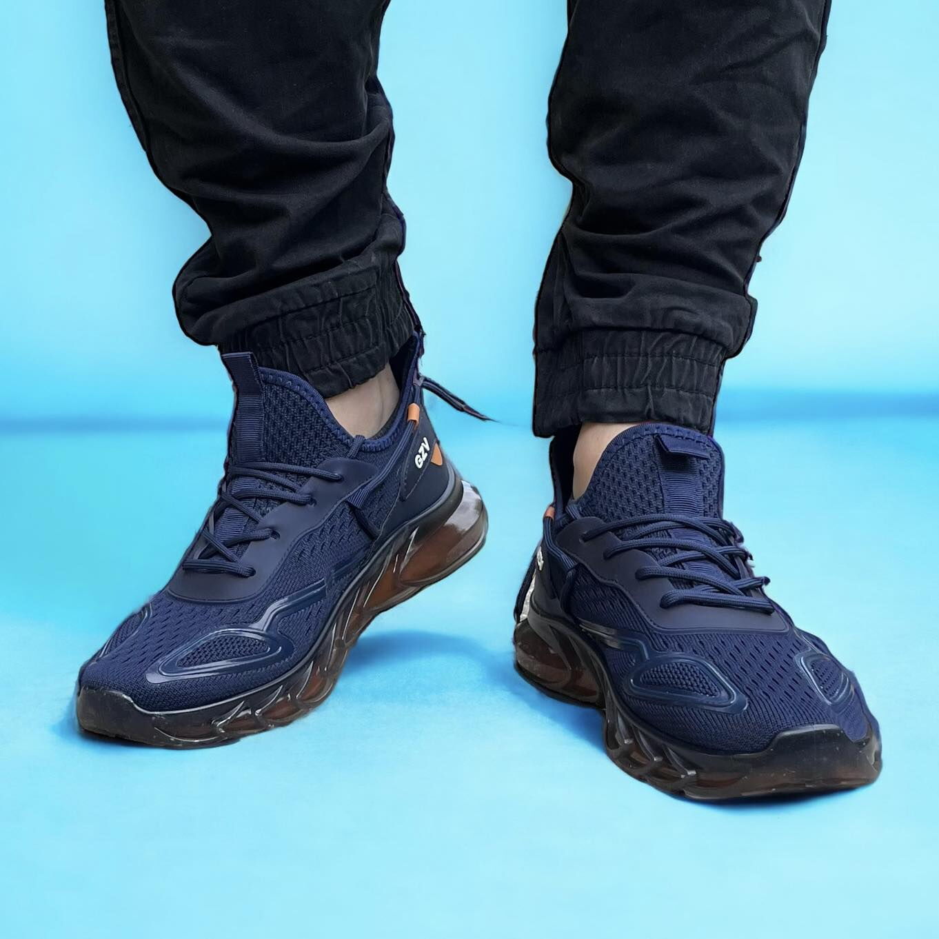 Мъжки сини маратонки - Bastion - Blue