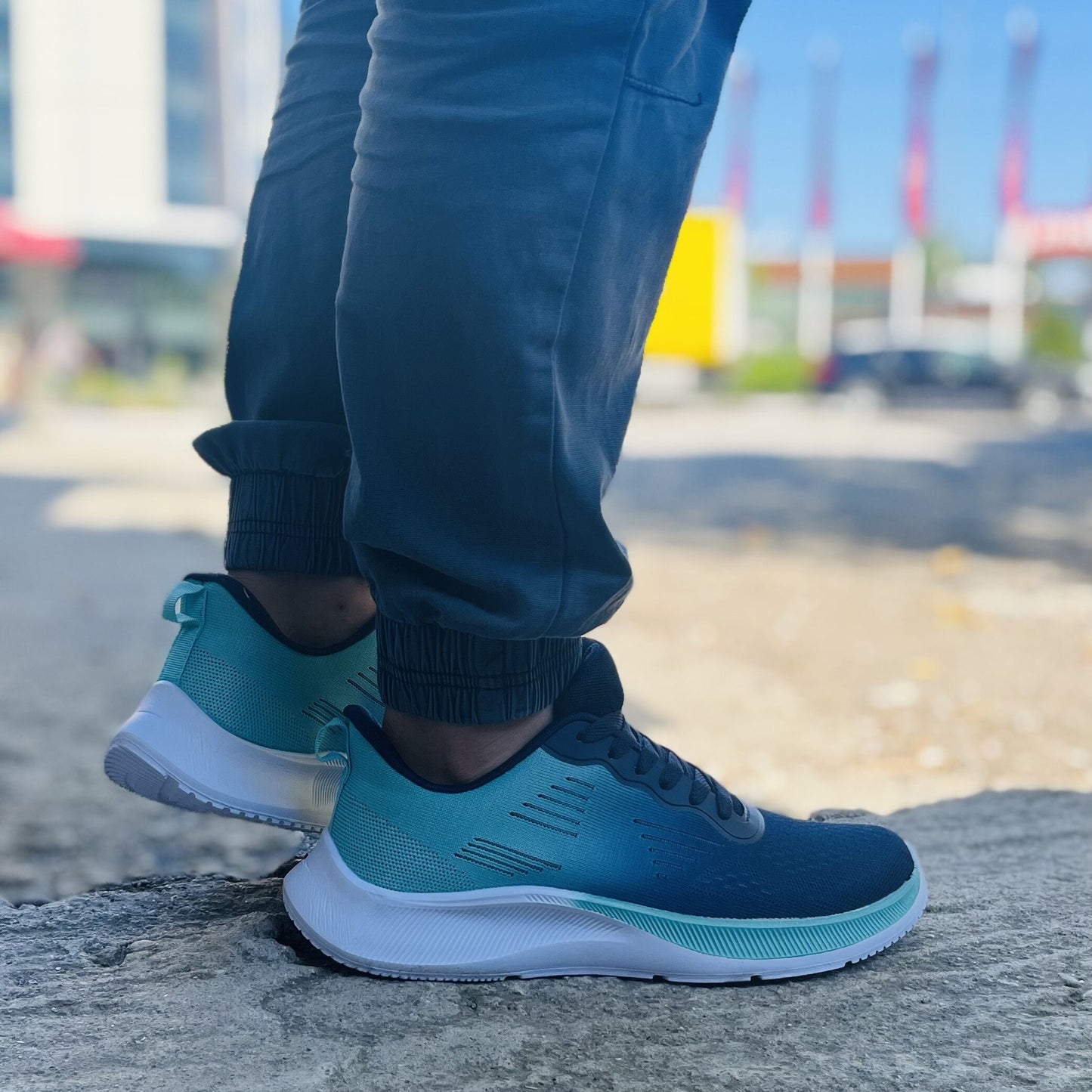 Мъжки сини маратонки - Chris -  Navy