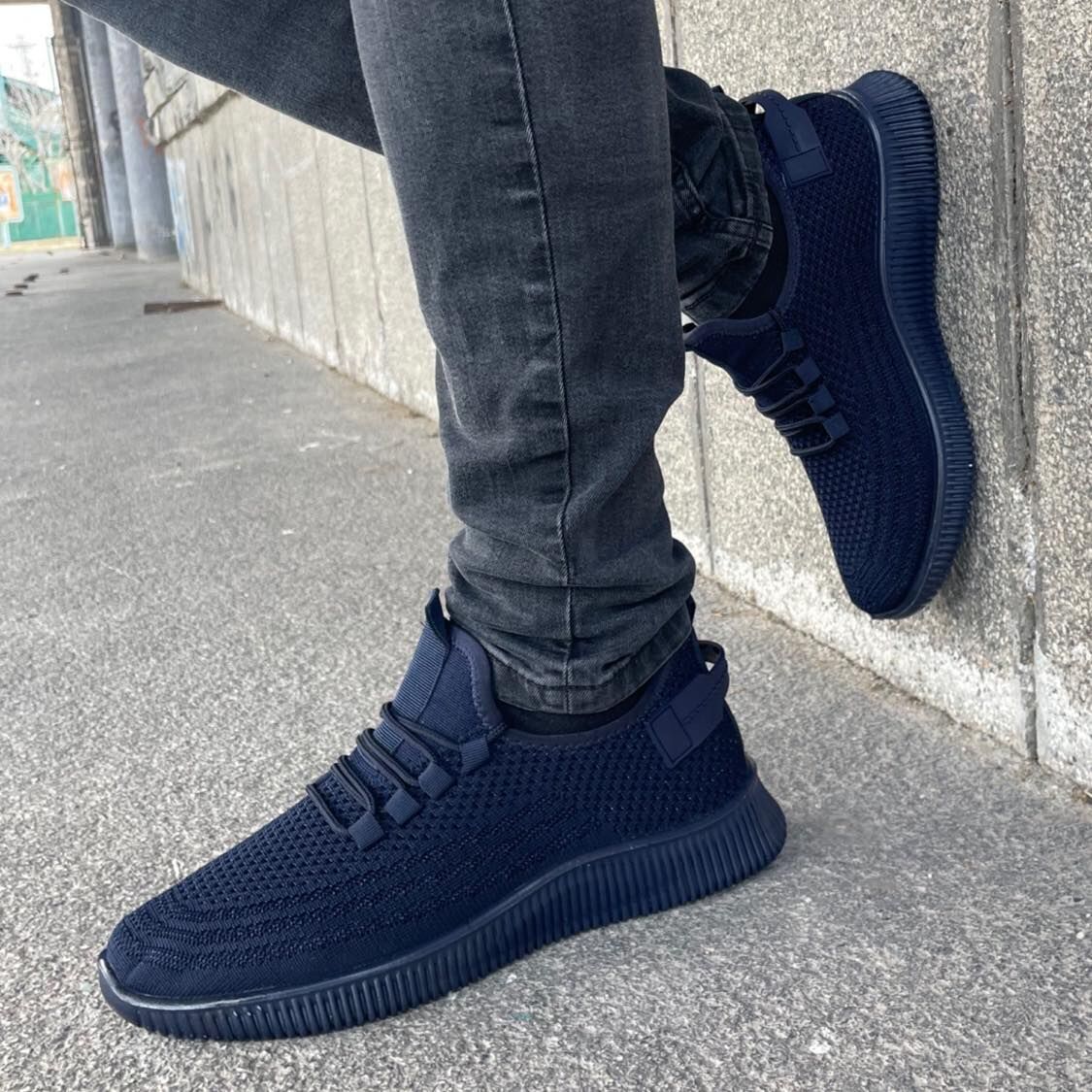 Мъжки сини маратонки - Marc - Blue