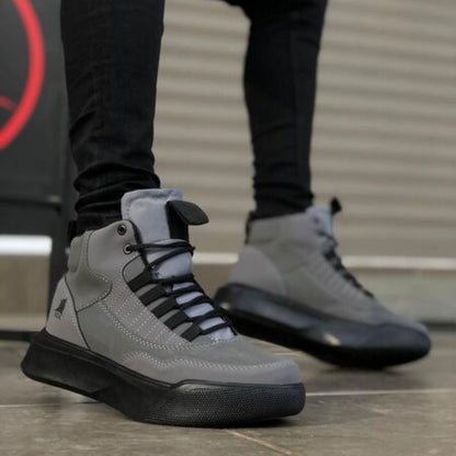 Мъжки сиви боти - Douglas - Grey