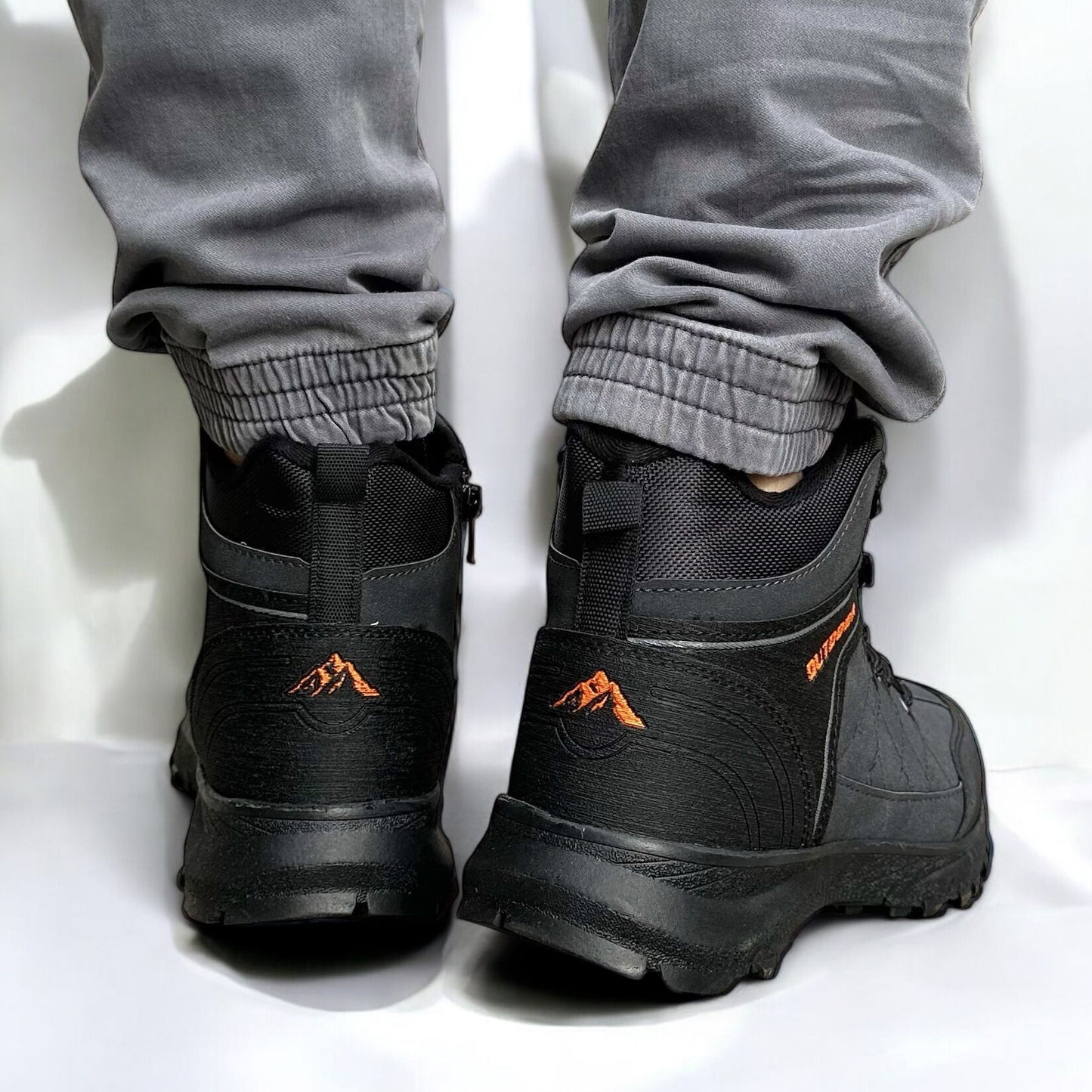 Мъжки сиви боти - William - Grey