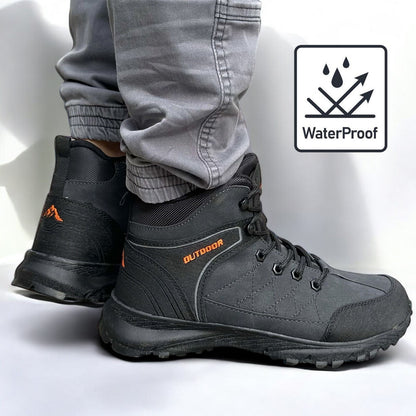 Мъжки сиви боти - William - Grey