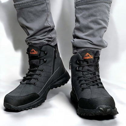 Мъжки сиви боти - William - Grey