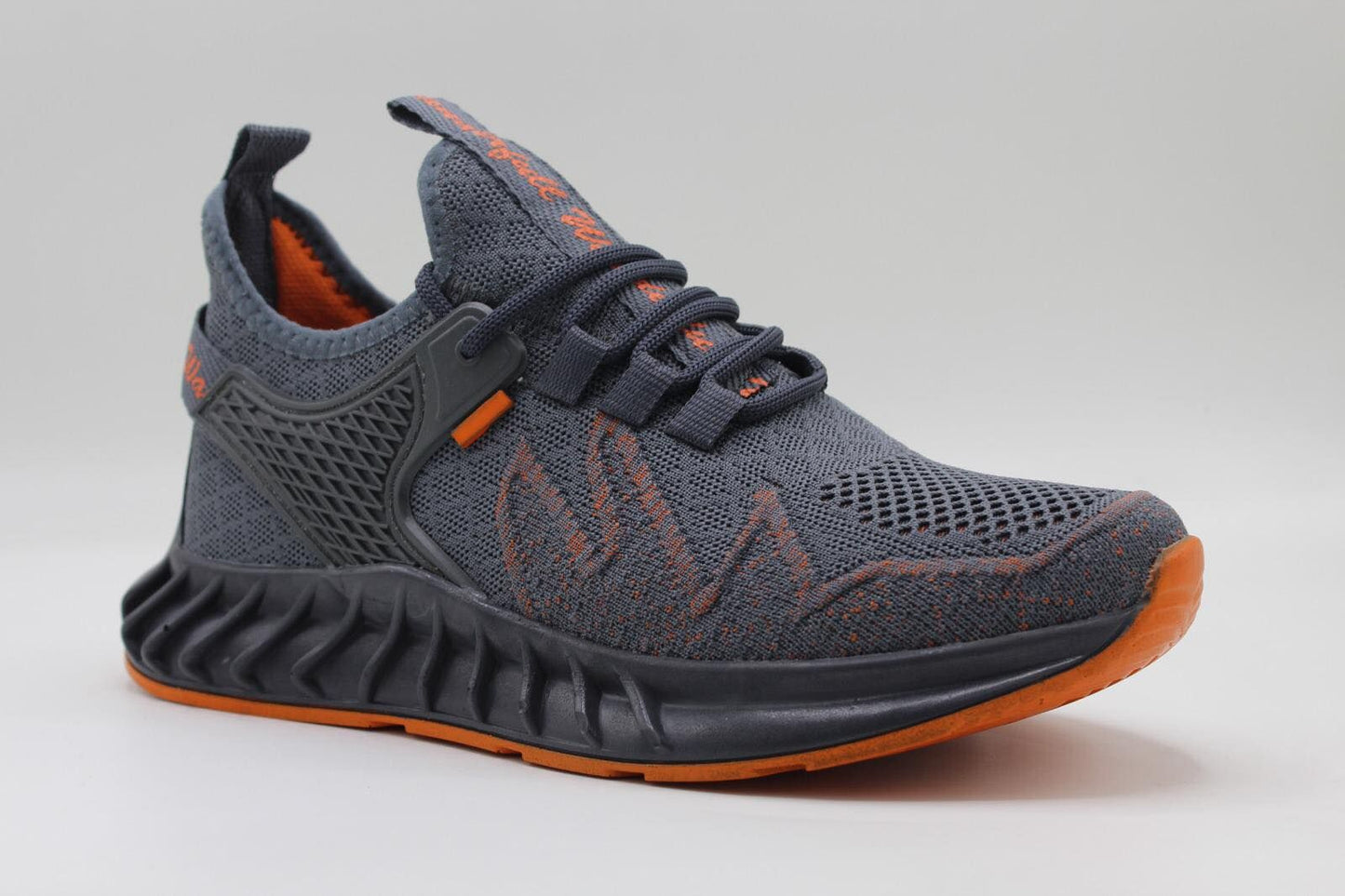 Мъжки сиви маратонки - Sonny - Grey - Orange