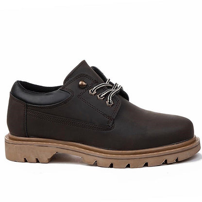 Мъжки тъмно кафяви обувки - Ferland - Brown