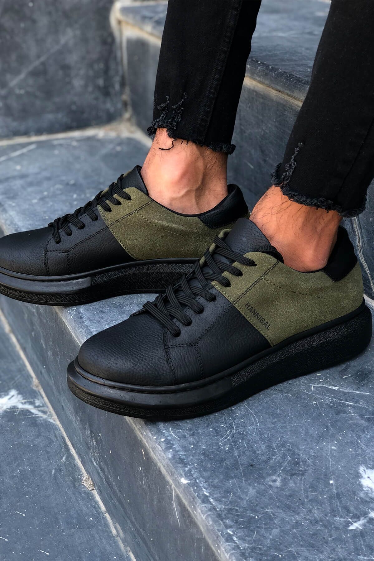 Мъжки зелени кецове - Hannibal - Green