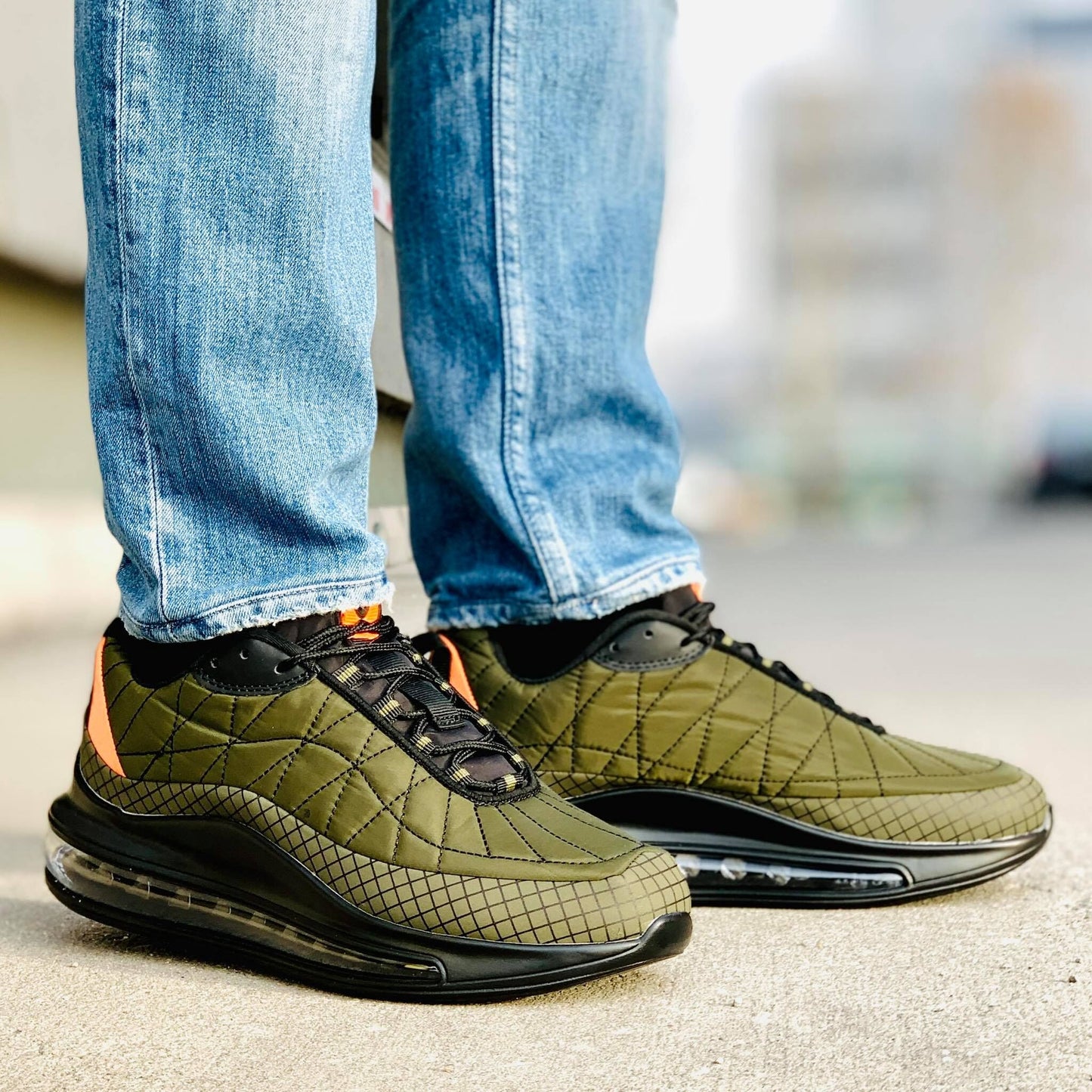 Мъжки зелени маратонки - Oliwer - Green