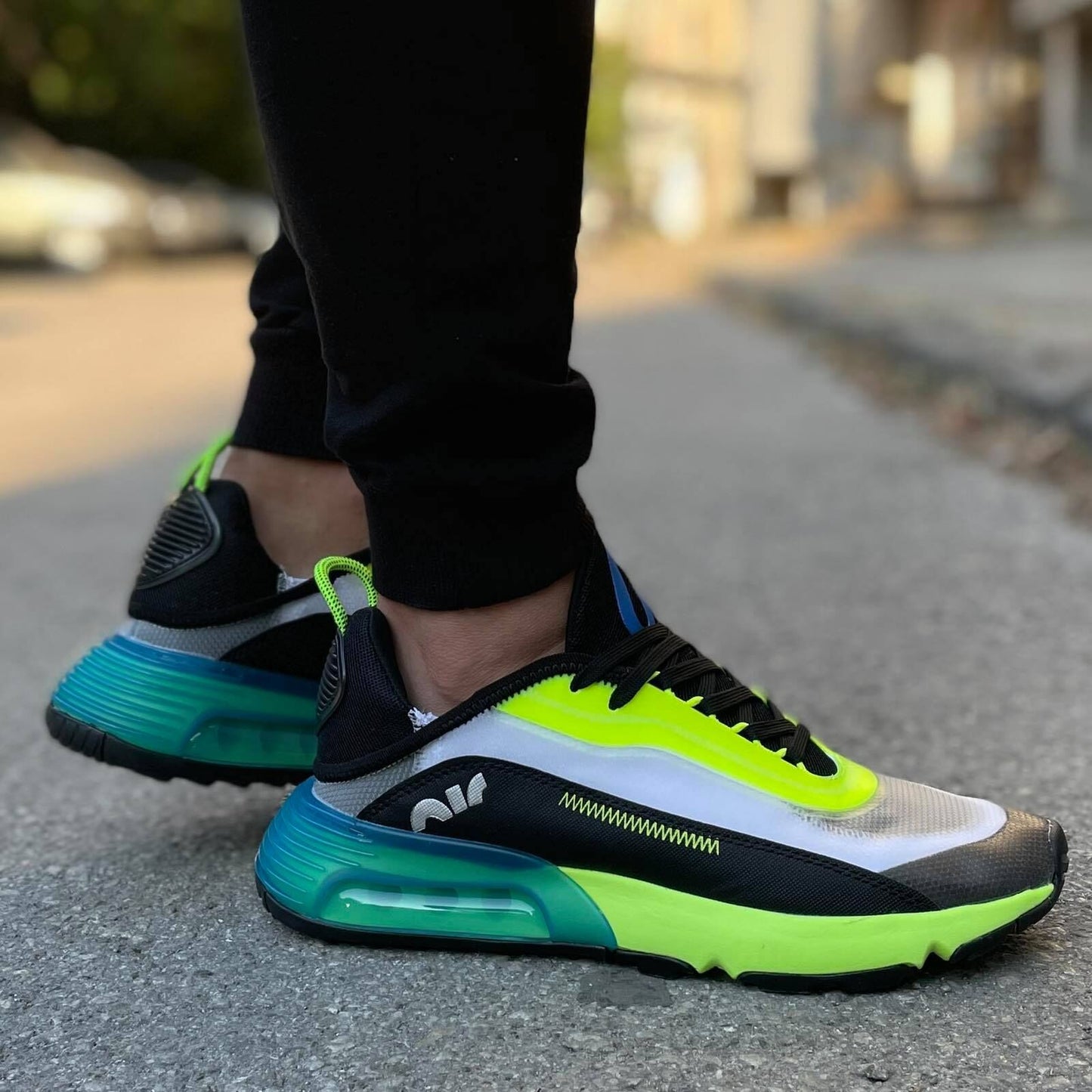 Мъжки зелени маратонки - Robert - Green