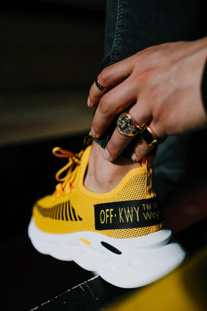 Мъжки жълти маратонки - Mark - Yellow