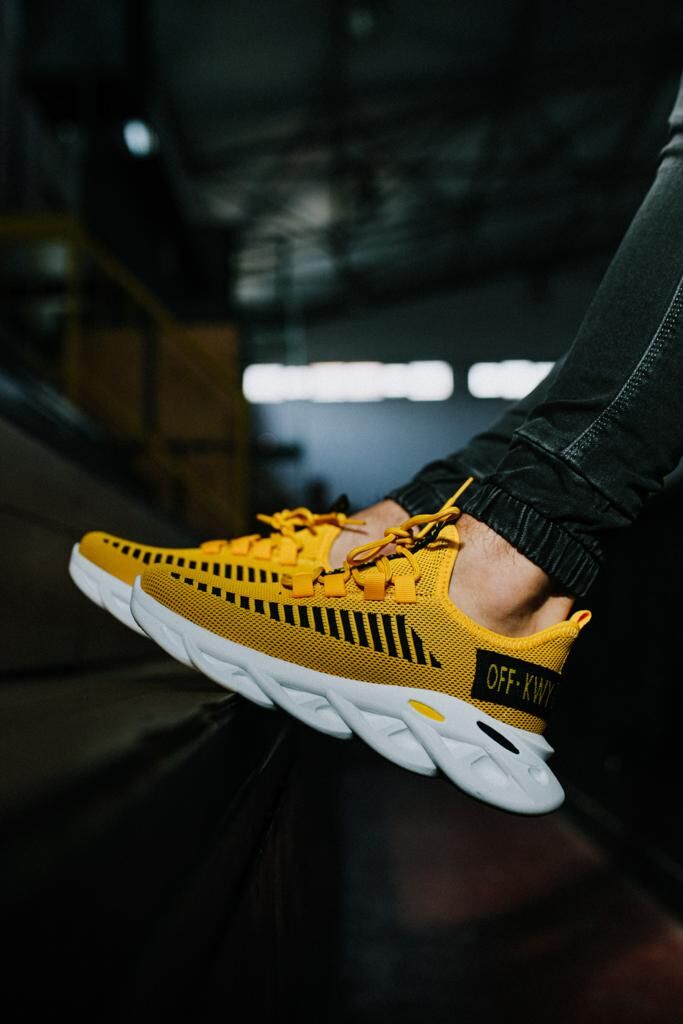 Мъжки жълти маратонки - Mark - Yellow