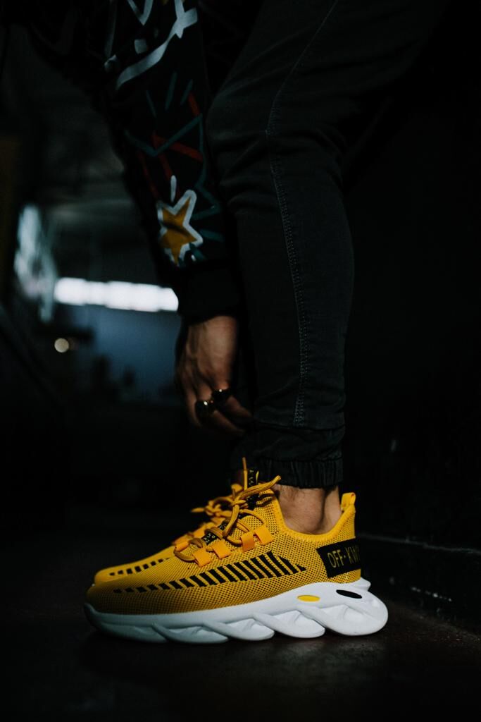 Мъжки жълти маратонки - Mark - Yellow