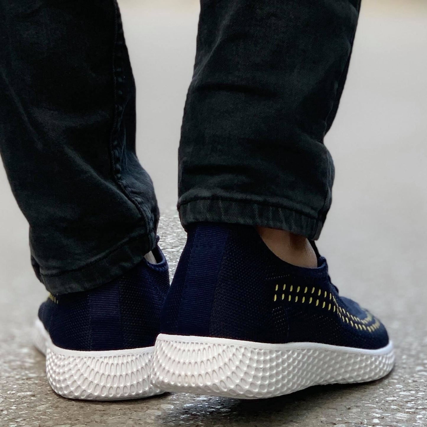 Олекотени мъжки маратонки Tiberio-  Blue